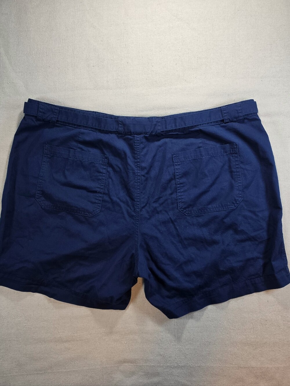 Women’s Lauren Ralph Lauren Navy Casual Cotton Shorts, Size 18W